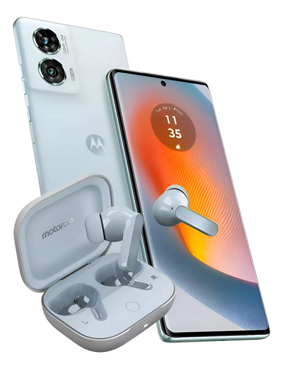 Moto Edge 50 Fusion 256gb + 8gb Ram Nuevo Azul + Buds